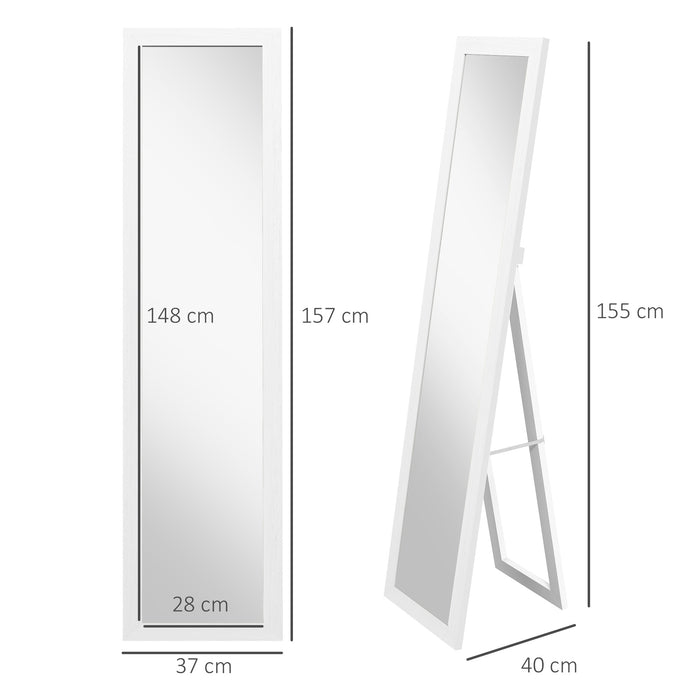 Full Length Mirror, Farmhouse Wall Mirror, Hanging & Freestanding