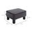 PU Leather Footstool Ottoman Cube with 4 Plastic Legs