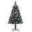 4ft Artificial Snow Dipped Christmas Tree Xmas Pencil Tree Holiday Home Indoor Decoration with Foldable Feet White Berries Green