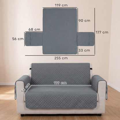 Waterproof Sofa Cover 2 Seater, Soft Couch Cover for Dogs Cats Pets