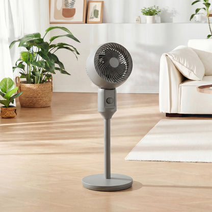 9" Pedestal Cooling Fan with Adjustable Speed, Grey