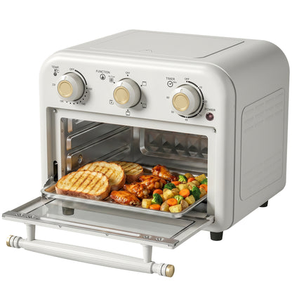 Air Fryer Oven, Convection Oven, 12 L, Cream White