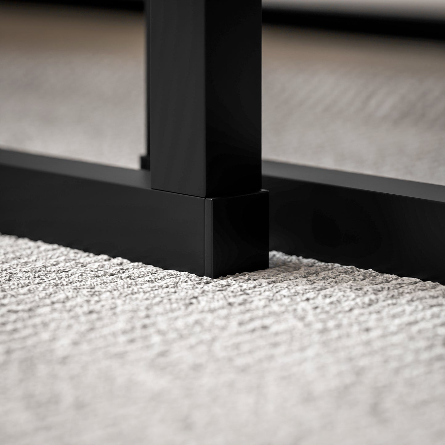 Coffee Tables Set of 2, Nest of Tables for Living Room, Dark Grey