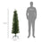 5 Foot Artificial Pencil Christmas Tree with  Branches, Green