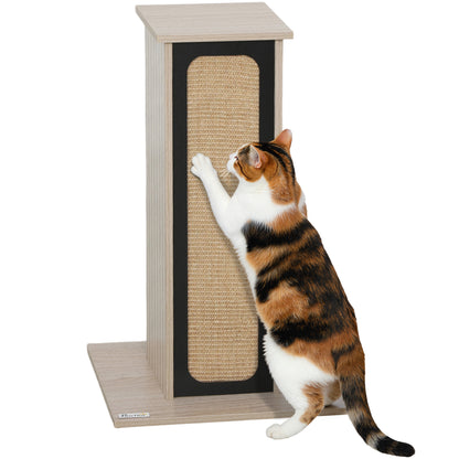 63cm Cat Scratching Post, Scratcher w/ Replaceable Scratching Board