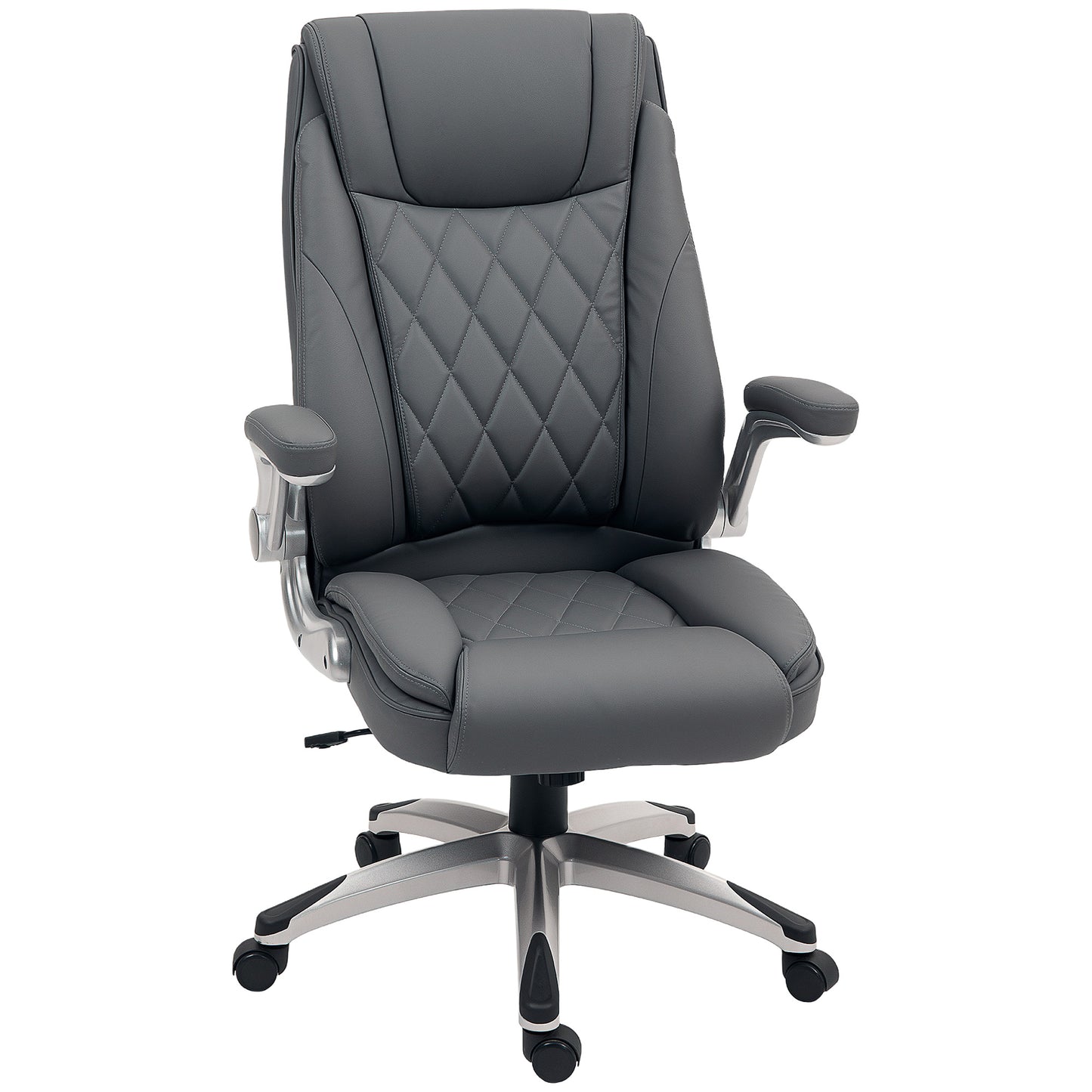 High Back Executive Office Chair Home Swivel Dark Grey