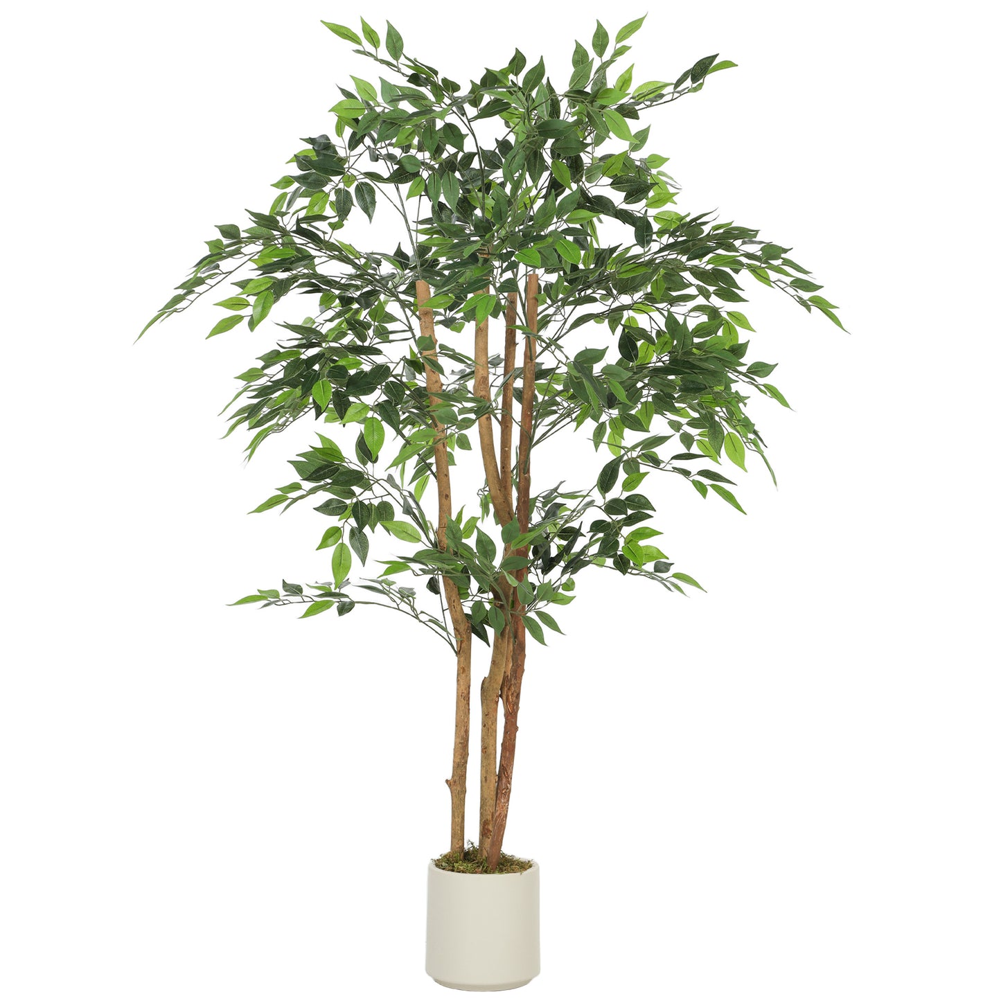 150cm Artificial Ficus Tree, Faux Plant for Home Decor