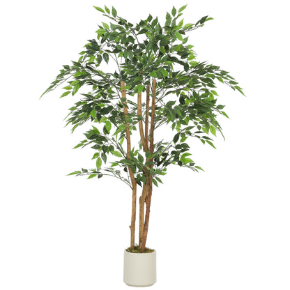 150cm Artificial Ficus Tree, Faux Plant for Home Decor
