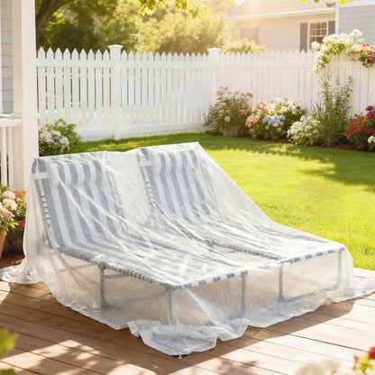 3 x 5m Waterproof Tarpaulin, 140GSM Tear-Resistant PE Tarp