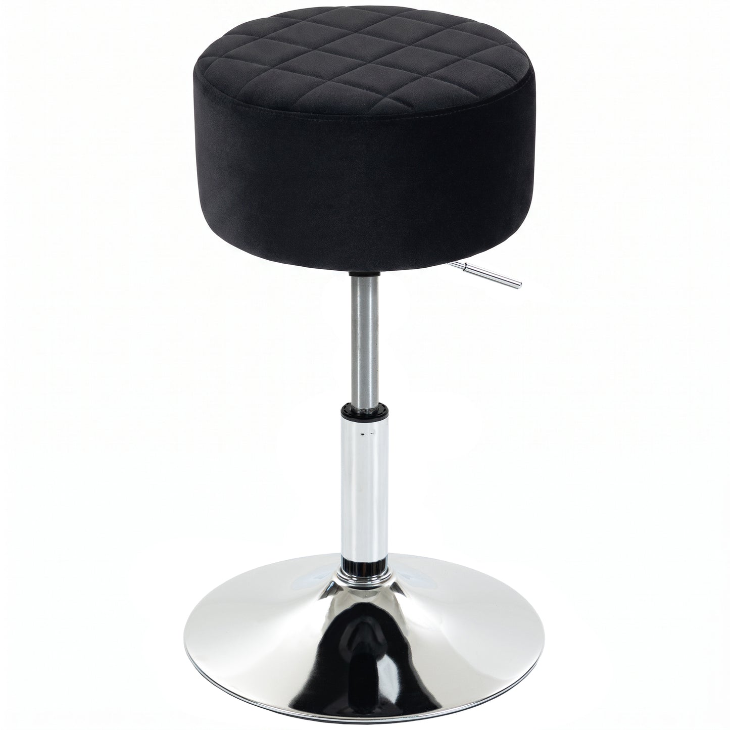 Bar Stool Adjustable Swivel 1 Piece, Black