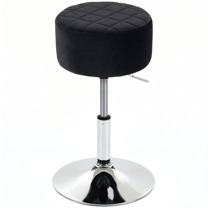 Bar Stool Adjustable Swivel 1 Piece, Black
