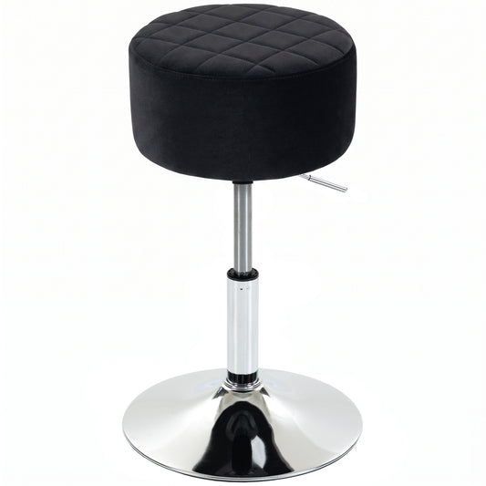 Bar Stool Adjustable Swivel 1 Piece, Black