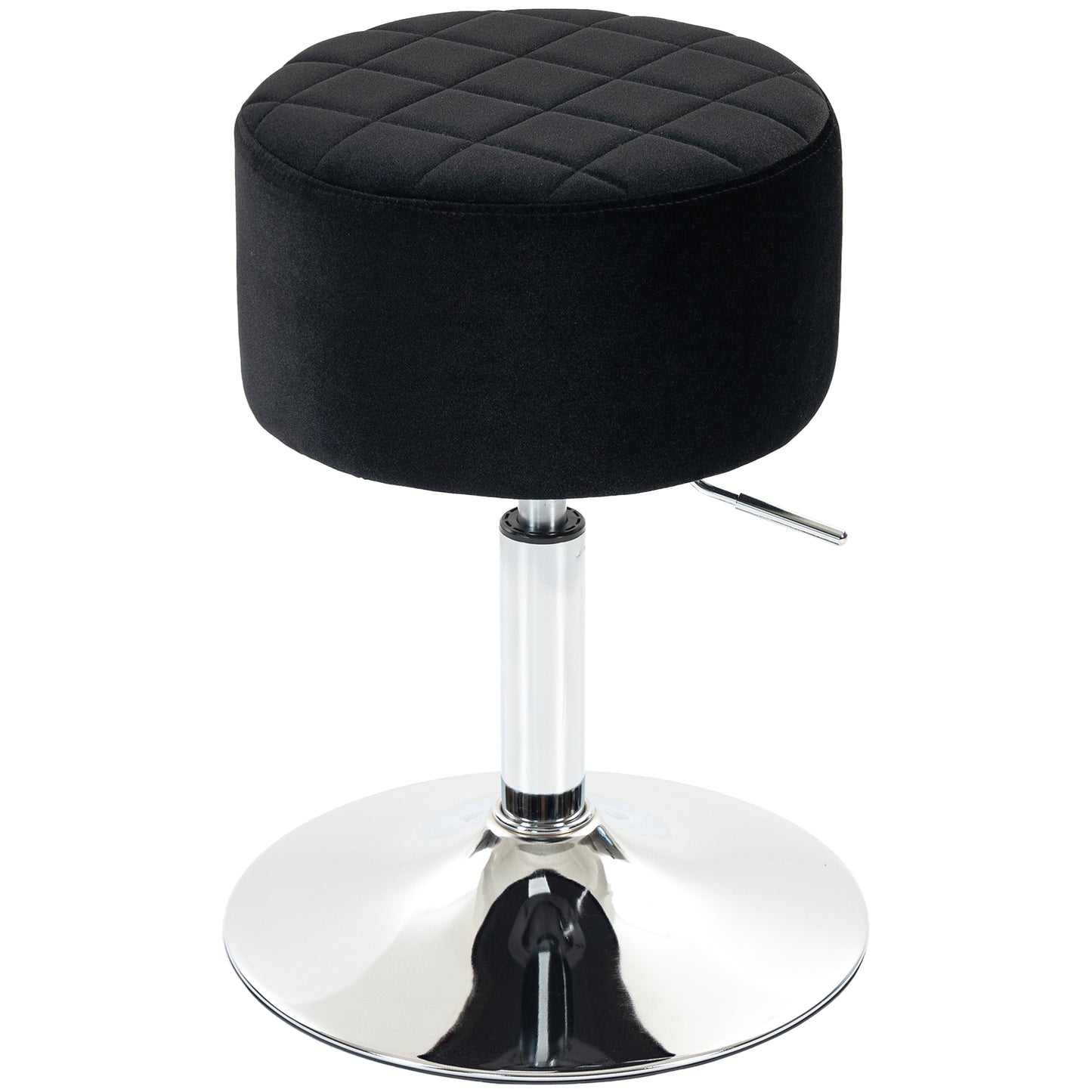 Bar Stool Adjustable Swivel 1 Piece, Black