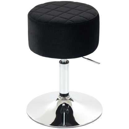 Bar Stool Adjustable Swivel 1 Piece, Black
