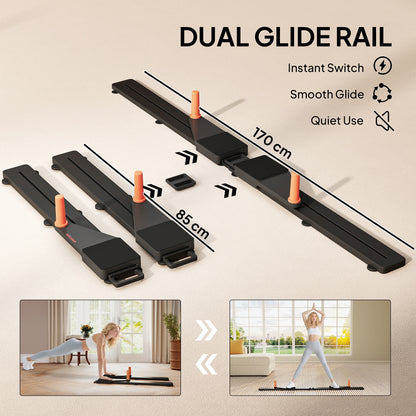 Push Up Board Set of 2, Portable Press Up Board for Home Gym