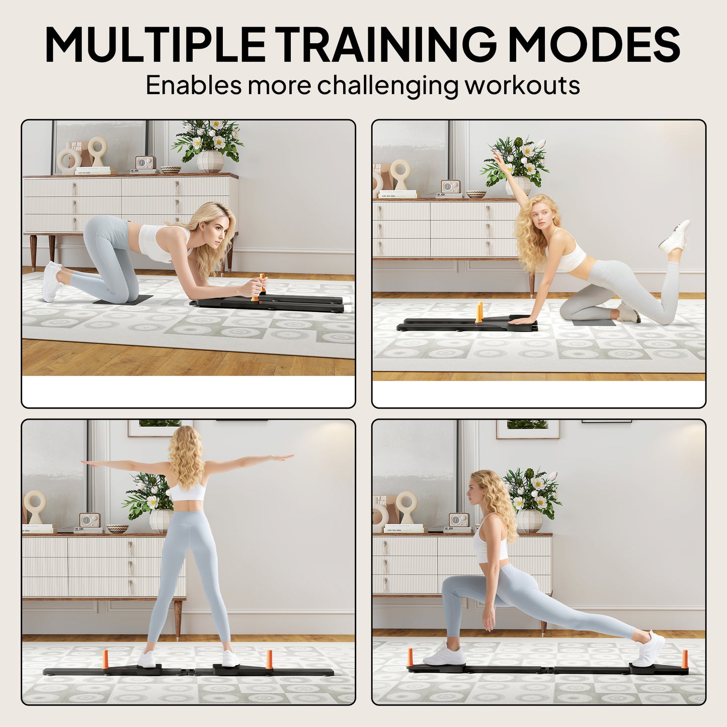 Push Up Board Set of 2, Portable Press Up Board for Home Gym