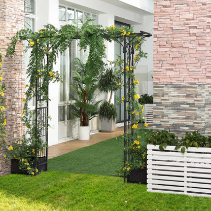 Garden Arch Arbor for Decorative Climbing Plants Lawn Garden