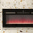 102cm Electric Fireplace, 2000W Recessed and Wall Mounted Electric Fire with Remote Control, 9 Flame Colour and Crystal, Black