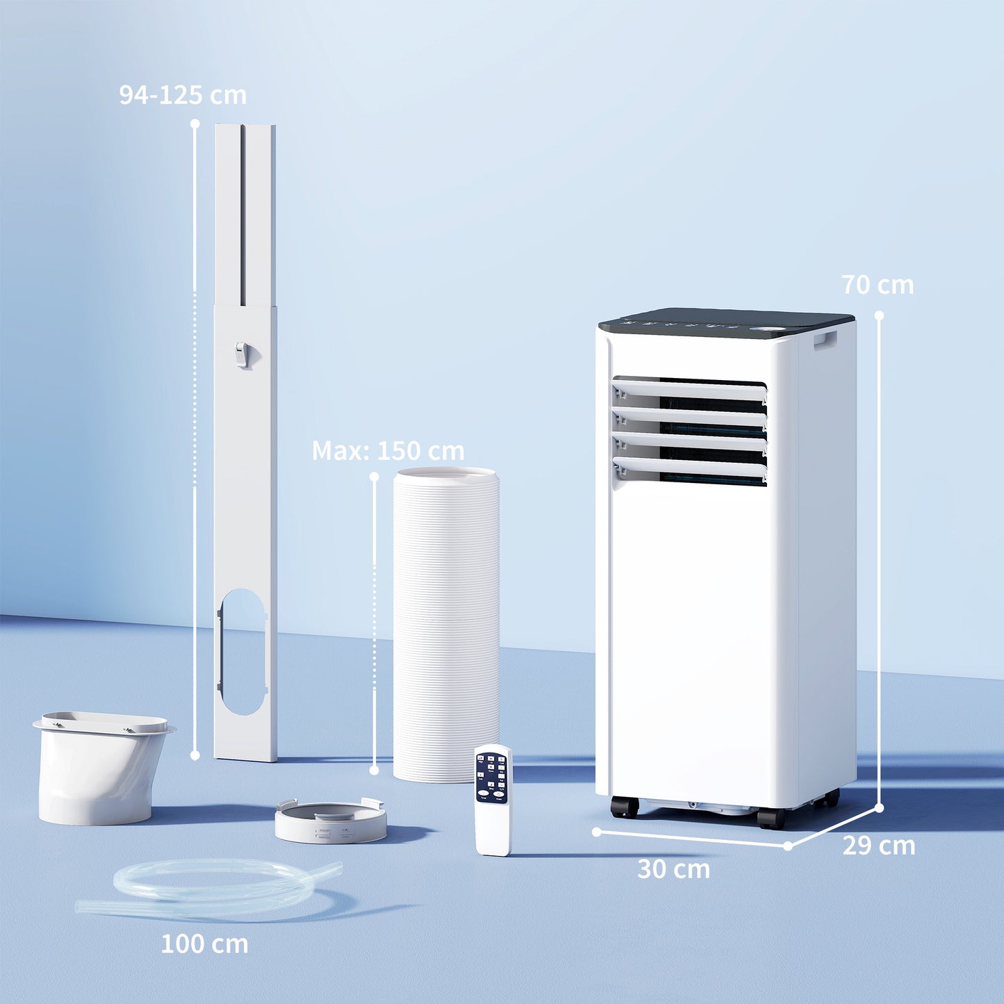 Portable Air Conditioner 5000 BTU, 4-in-1 Air Conditioning Unit