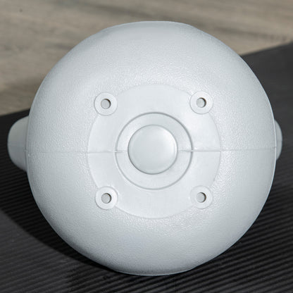 12kg Kettle Bell with Handle for Home Gym, Dark Blue and Grey