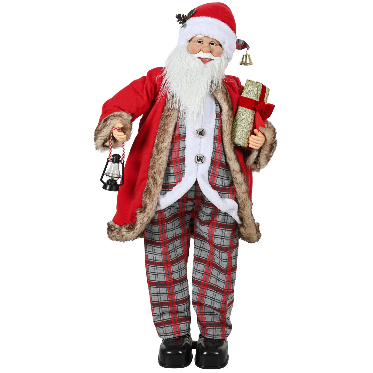 120cm Animated Santa Claus with Sound Activated for Party Festival