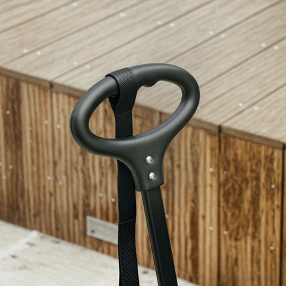 Foldable Dog Stroller with Safety Straps, Storage Bag, Black