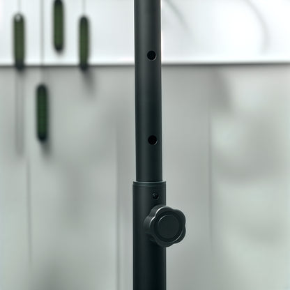 40" Foldable Mini Fitness Trampoline w/ Foam Handle, Pink