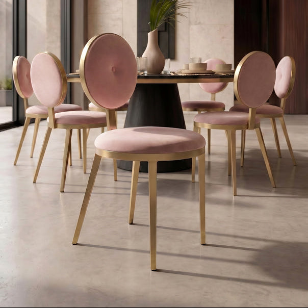 Ravello Dining Chair - Blush Pink