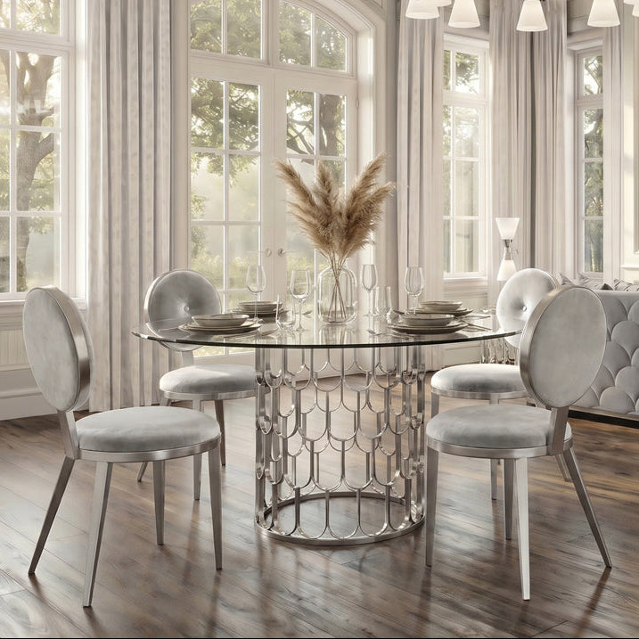 Ravello Dining Chair Silver - Silver