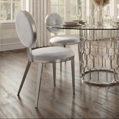 Ravello Dining Chair Silver - Silver