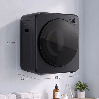 4kg Front Load Laundry Dryer with 2 Power Modes, Black