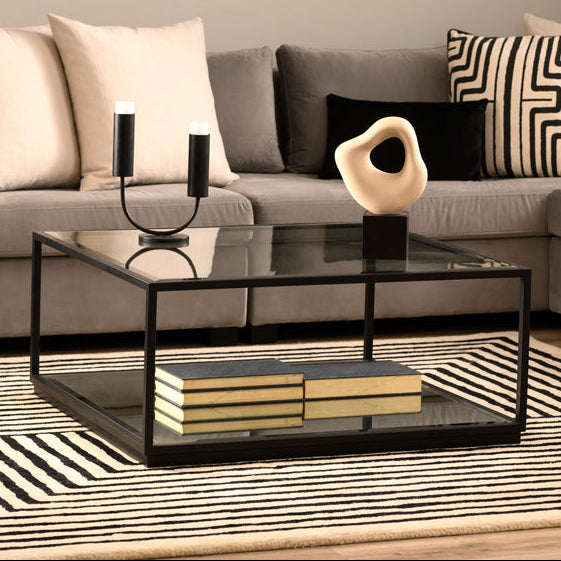 Rippon Black Square Coffee Table