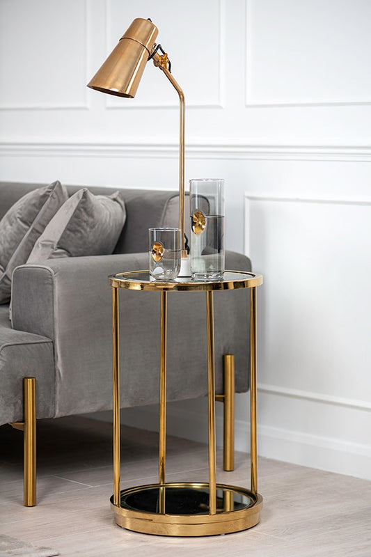 Rippon Brass Circular Side Table