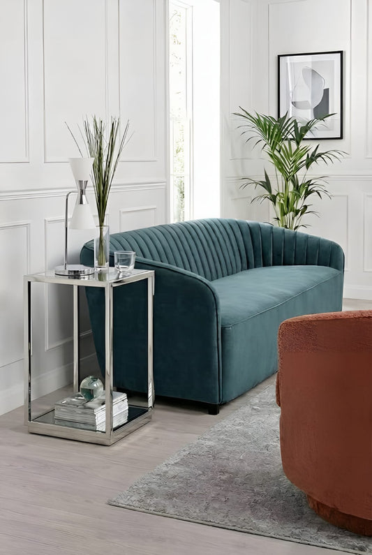 Rippon Silver Square Side Table