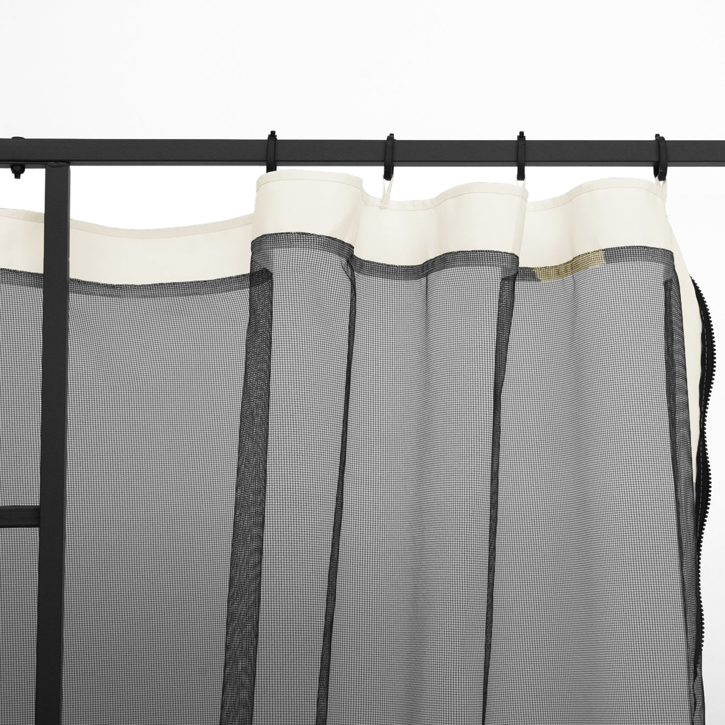 302 x 207cm Universal Replacement Gazebo Mesh Netting Screen Walls