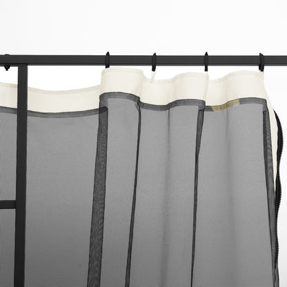 302 x 207cm Universal Replacement Gazebo Mesh Netting Screen Walls
