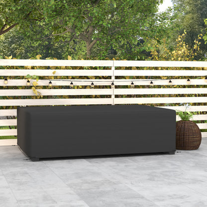 UV Rain Protective Cover or Garden Wicker Rattan Black