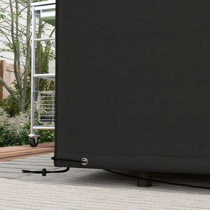 UV Rain Protective Cover or Garden Wicker Rattan Black