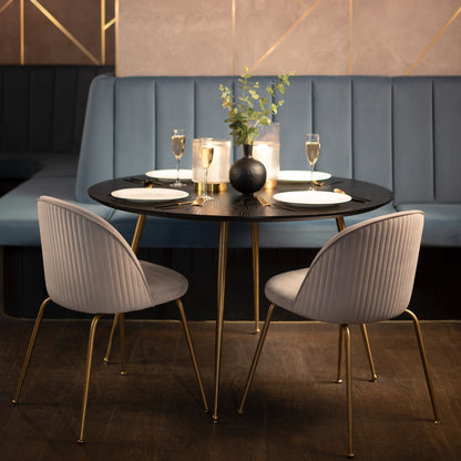 Mason Dining Table – Brushed Gold Legs