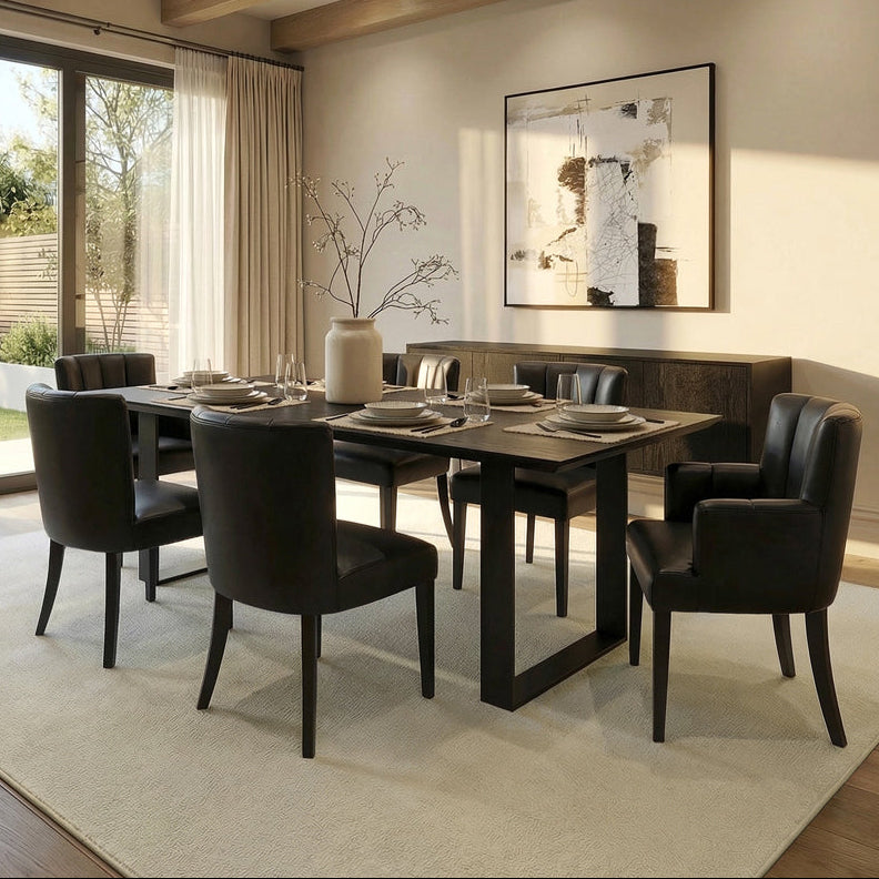 Rocco Black Dining Table