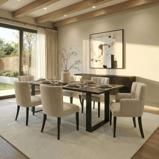 Set of 2 Hatfield Dining Chairs - Limestone
