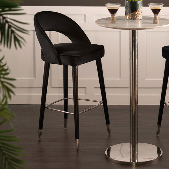 Rossini Bar Stool - Black