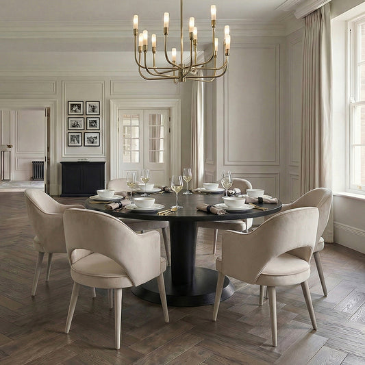 Rossini Carver Chair Taupe