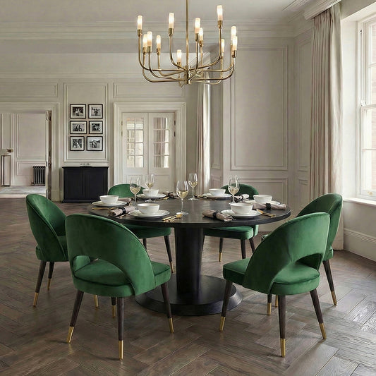 Rossini Dining Chair Bottle  Green