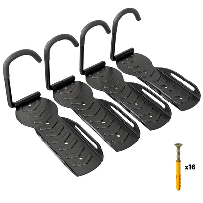 4 Pack Bike Rack, Wall Mounted Bike Hooks for Garage