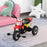 Toddler Pedal Tricycle Ride-On Learning Music Lights 18-36 Months Red