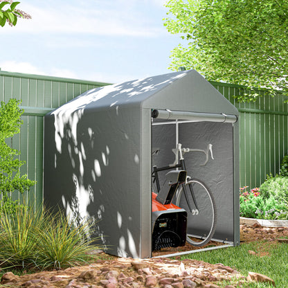 1.2 x 1.8m Portable Garden Shed for Motorbikes, Garden Tools, Bikes