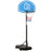 Adjustable Basketball Hoop Stand w/ Wheels and Weight Base Blue