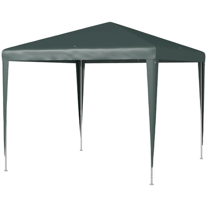 2.7m x 2.7m Garden Gazebo Marquee Party Tent Wedding Canopy Outdoor(Green)
