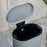 20L Pedal Bin, Metal Kitchen Bin with Soft-close Lid, Grey